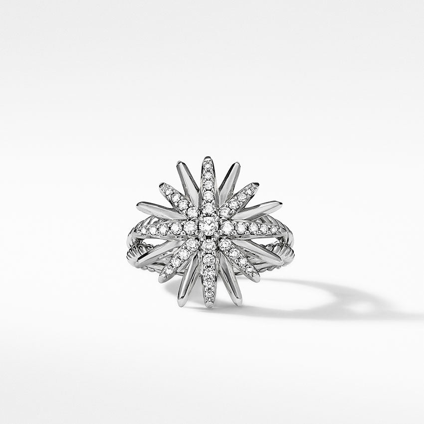 David Yurman Starburst Ring with Pavé Diamonds