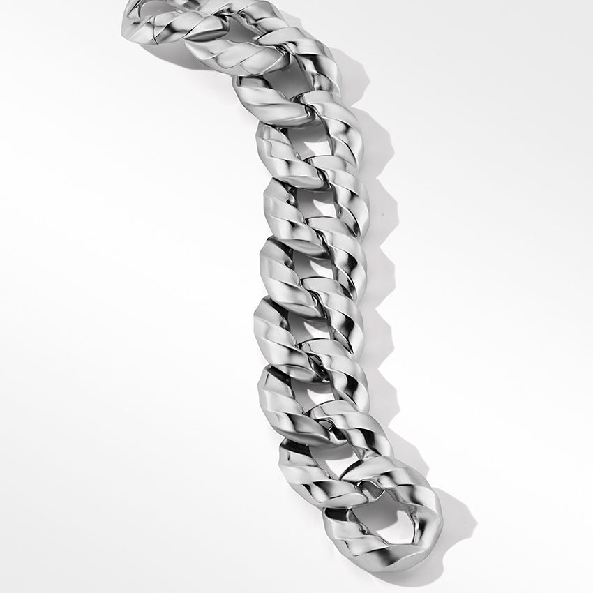 David Yurman Cable Edge™ Curb Chain Bracelet in Recycled Sterling Silver