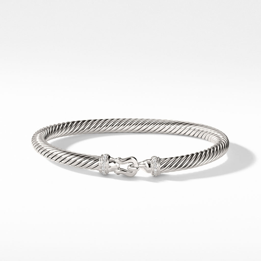 David Yurman Cable Buckle Bracelet with Diamonds