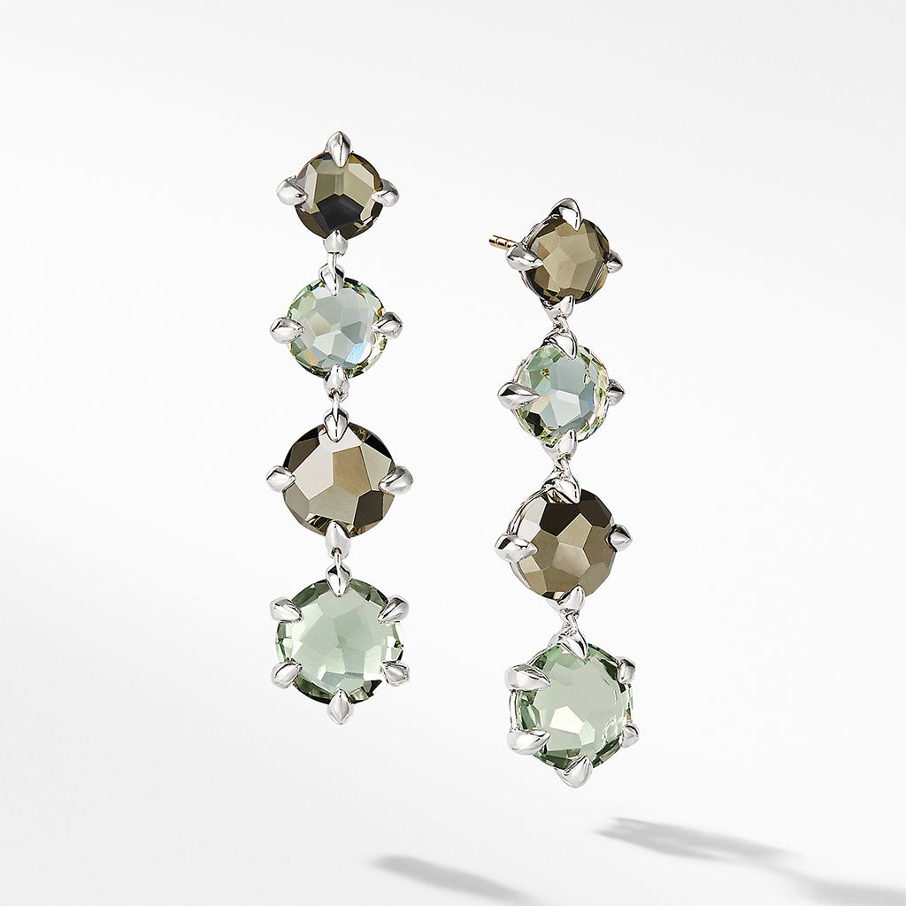 David Yurman Chatelaine Drop Earrings with Prasiolite