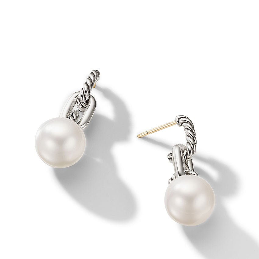 David Yurman DY Madison® Pearl Chain Drop Earrings