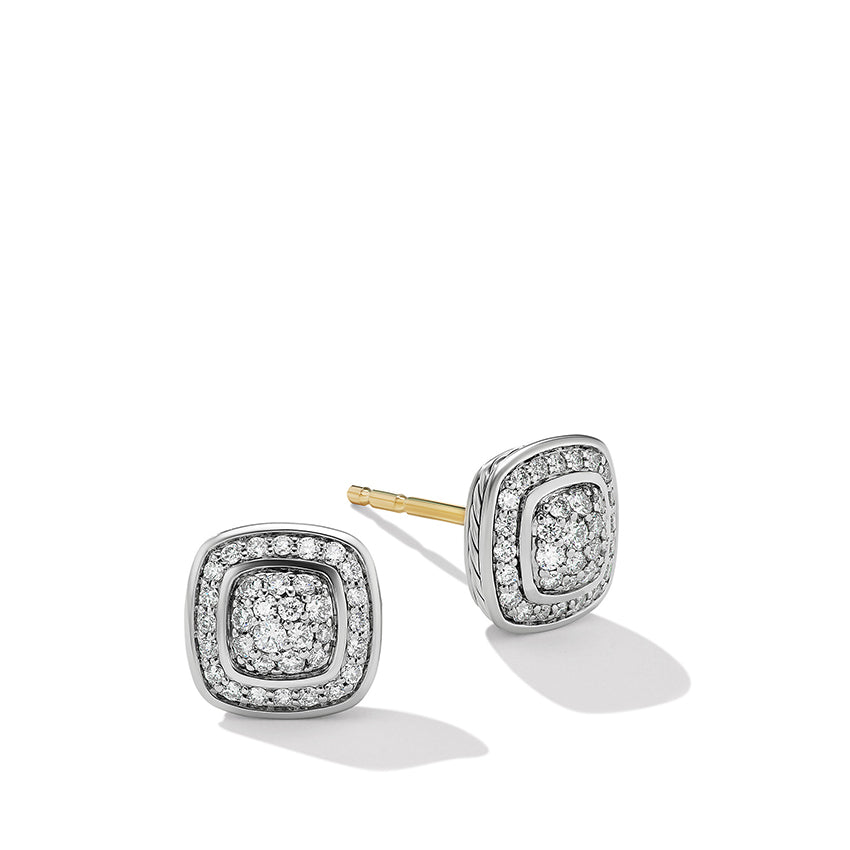 David Yurman Petite Albion® Stud Earrings with Pavé Diamonds