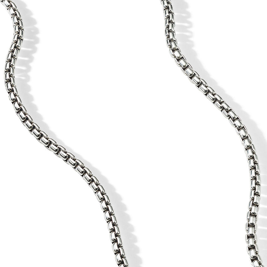 David Yurman Medium Box Chain Necklace with an Accent of 14ct Gold