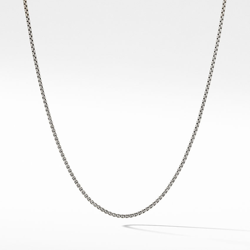 David Yurman Box Chain Necklace with an Accent of 14ct Gold