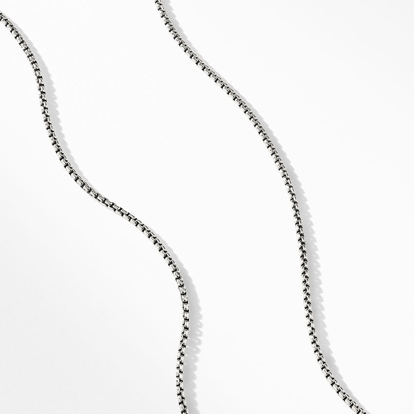David Yurman Box Chain Necklace with an Accent of 14ct Gold