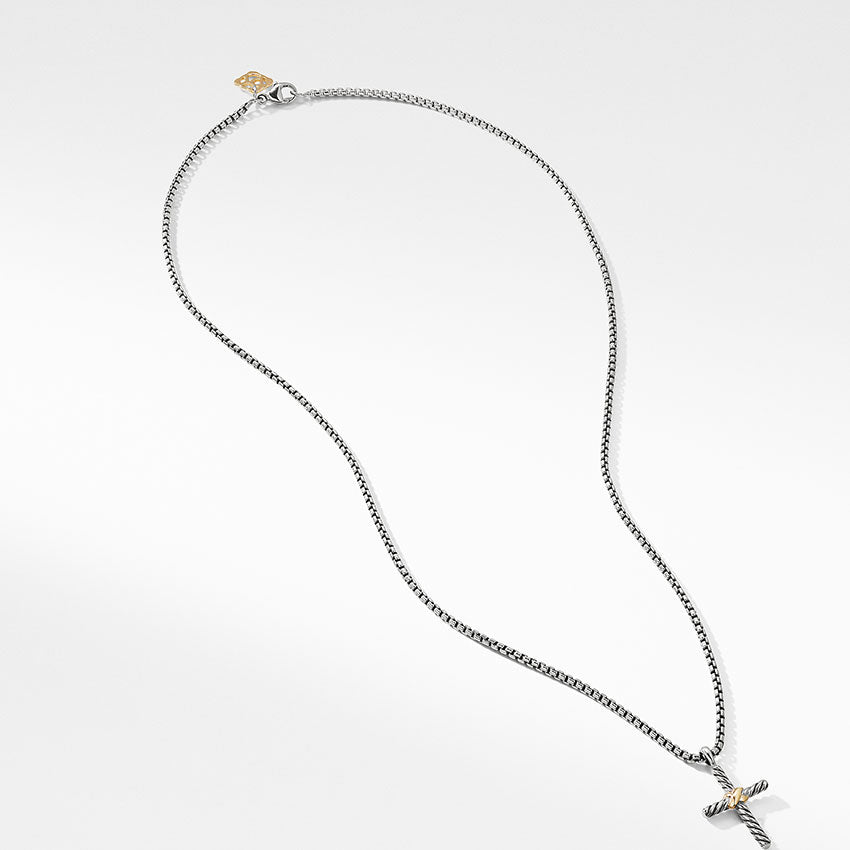 David Yurman Petite X Cross good Necklace