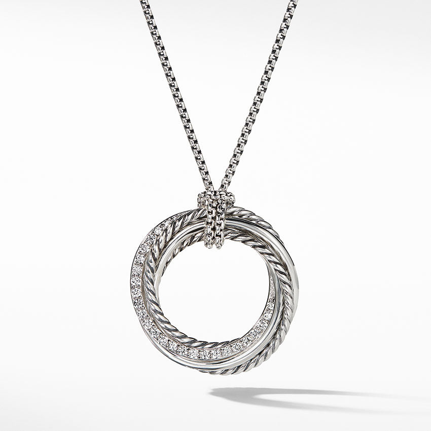 David Yurman The Crossover Collection® Pendant Necklace with Diamonds