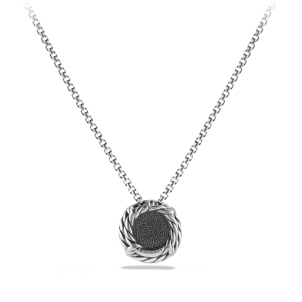 David Yurman Chatelaine Pendant with Black Orchid
