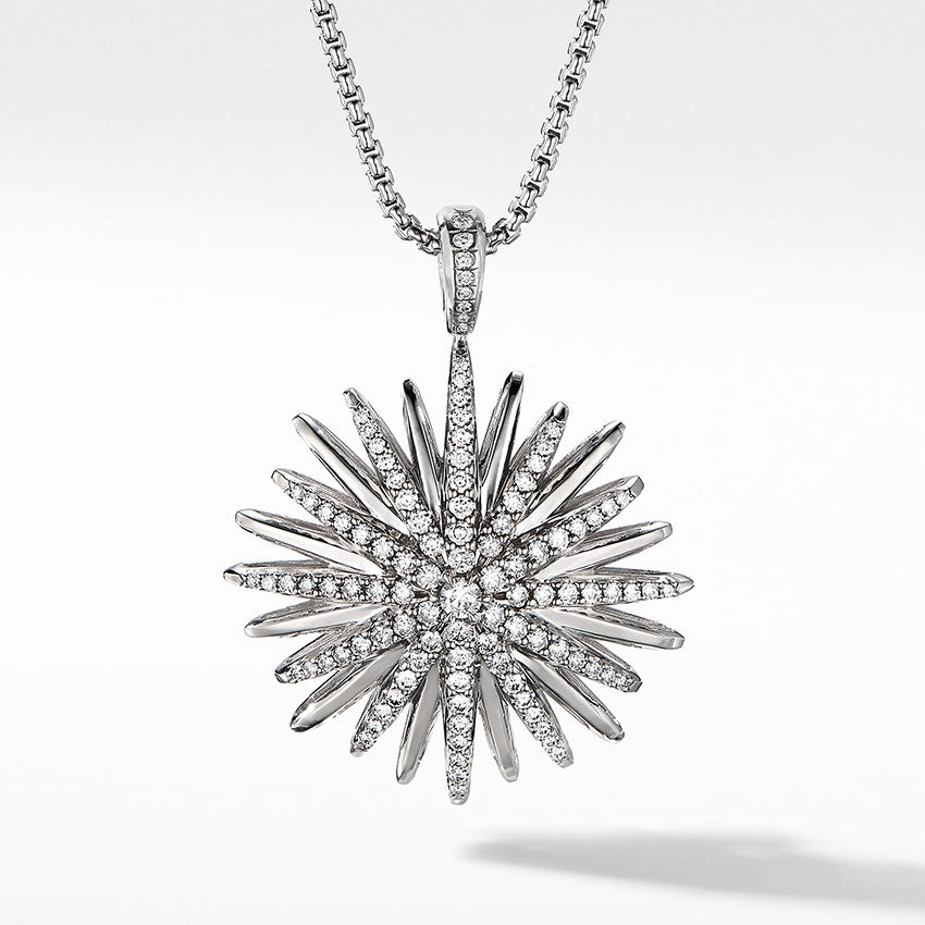 David Yurman Starburst Pendant with Diamonds