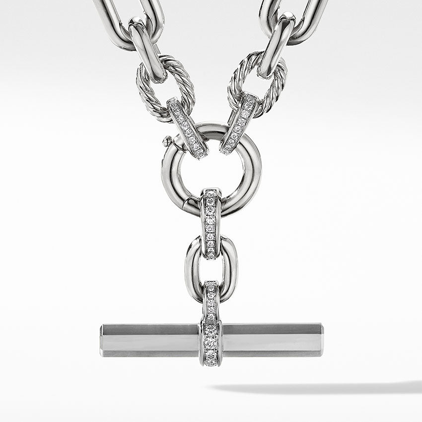David Yurman Lexington Chain Necklace with Diamonds