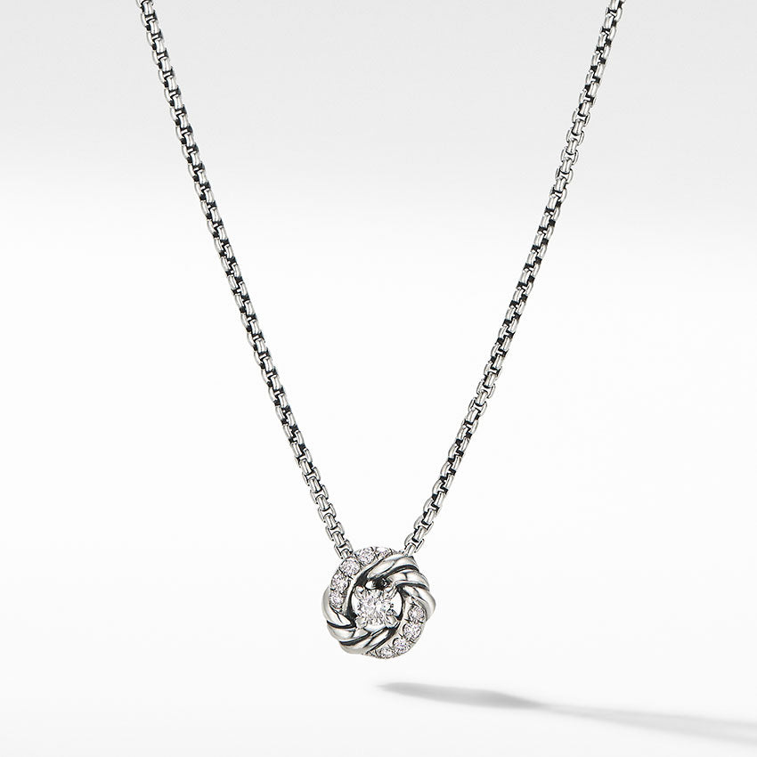 David Yurman Petite Infinity Pendant Necklace with Diamonds – Lunn's ...