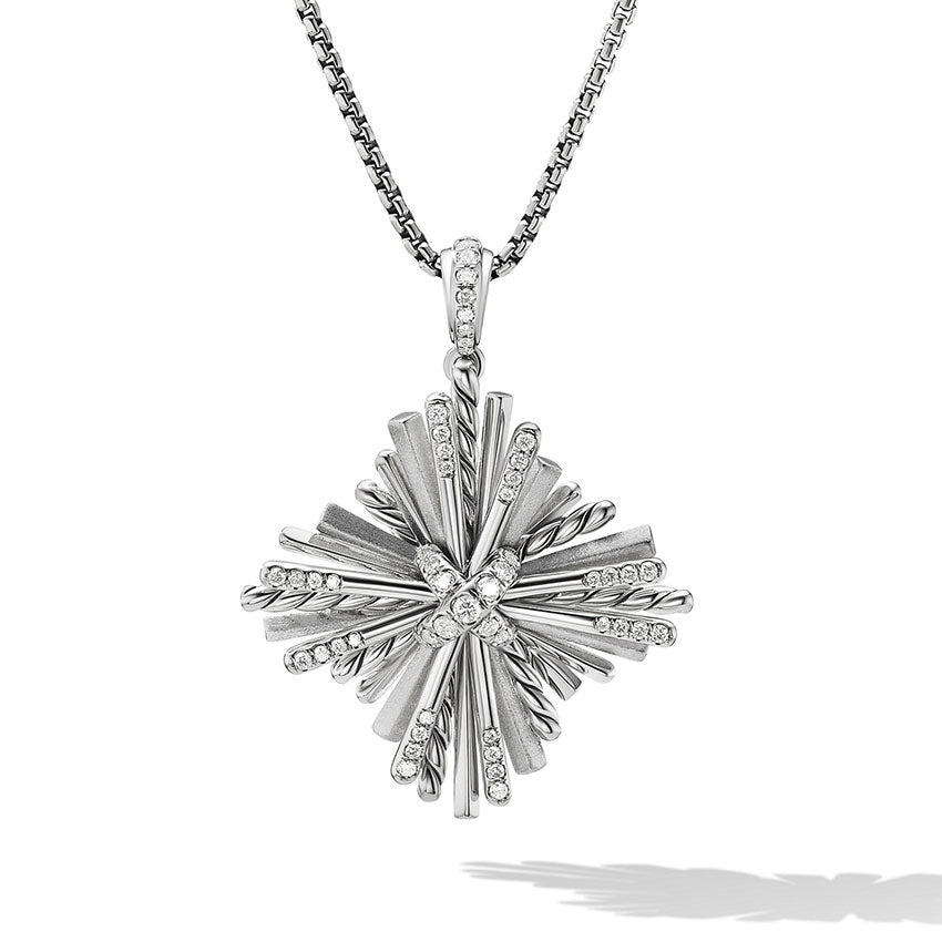 David Yurman Angelika™ Four Point Pendant Necklace with Pavé Diamonds